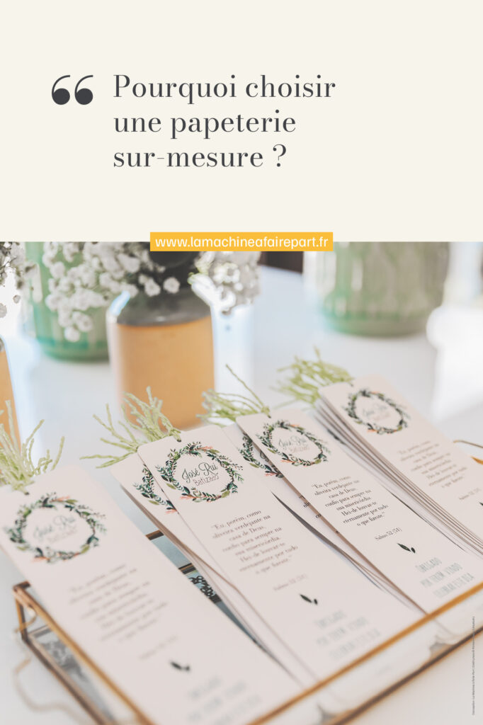 Pourquoi choisir une papeterie de mariage sur mesure