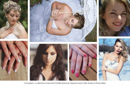 Photos de maquillages et de vernis à ongles réalisés par Natacha Puech