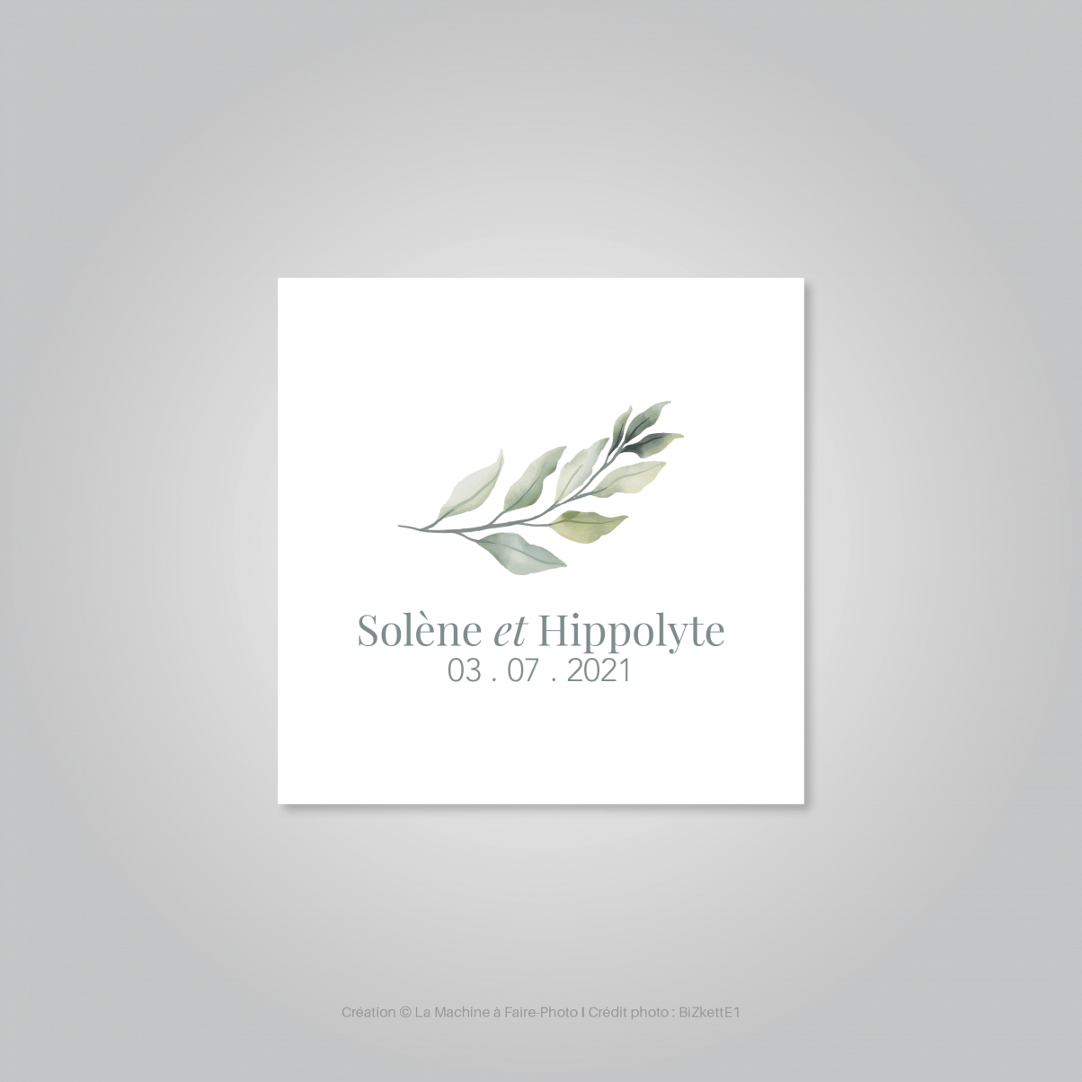 Le logo de mariage de Solène & Hippolyte